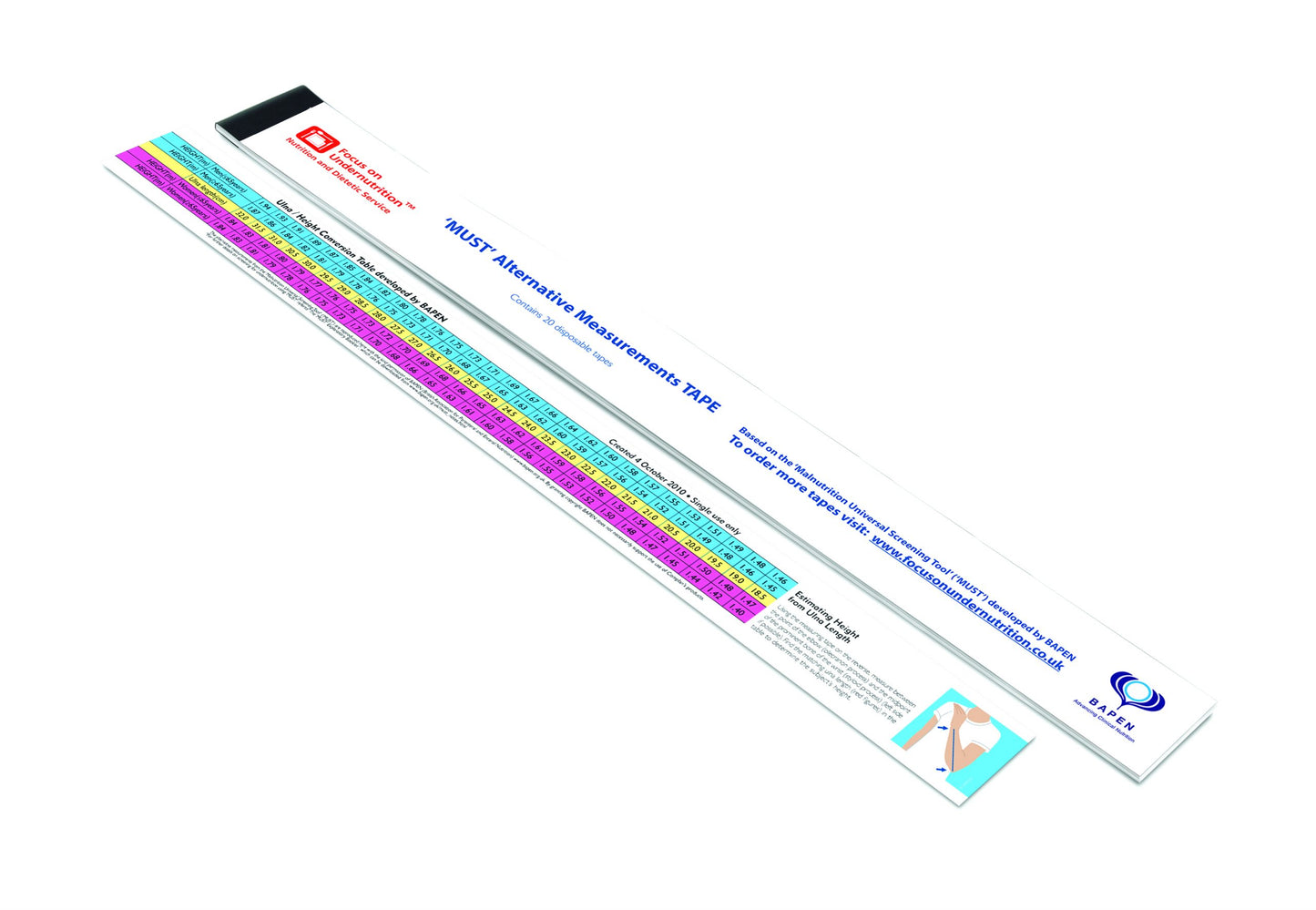 'MUST' alternative measurement tape (10 per box)